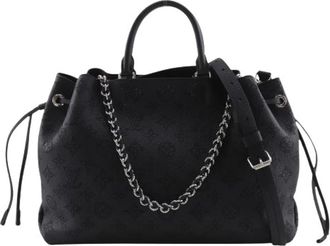Louis Vuitton Pre-owned Bella Tote Monogram Mahina Handbag - Dames - Vintage Shopper - Zwart - ONE Size - Leer - Vintage