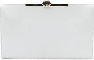 Dior Tweedehands Leren Sluiting Clutch