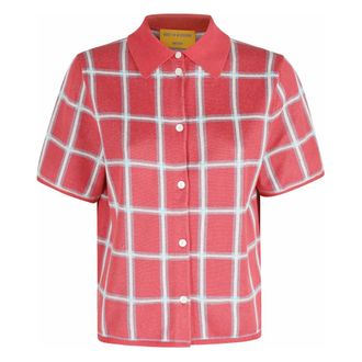 Guest In Residence Dames, Blouses & Shirts, Rood, Maat: XS