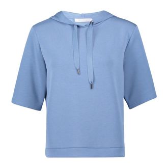 Betty & Co Dames, Sweatshirts & Hoodies, Blauw, Maat: 3XL