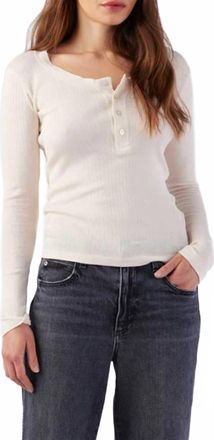 Amo Womens Sweets Long Sleeve Tee In Bone