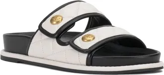 Vince Camuto Womens Graysin Sandal In Bianco / Black