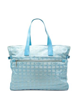 Chanel 2002-2003 New Travel Line Nylon tote bag - Blu
