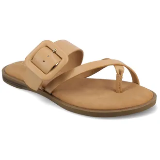 Journee Collection Women & apos;s Layra Flat Sandals