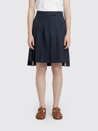 Thom Browne Cotton Pleated Skirt