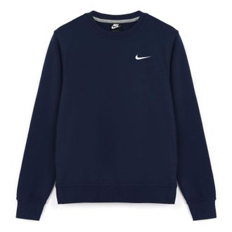 Nike Mens Nike Knit Sports Fleece Lined Stay Warm Round Neck Pullover Blue 916609-410