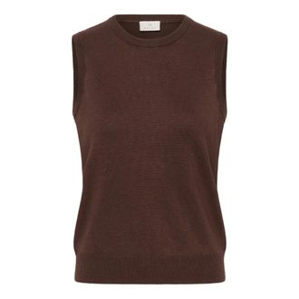 Kaffe Maglieria Girocollo - - Knitwear - Donna - Marrone - M