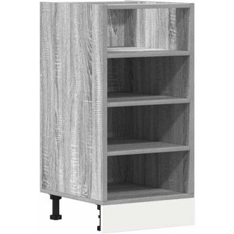 vidaXL Bottom Cabinet Riga Grey Sonoma 40x44.5x81.5 cm Engineered Wood Vidaxl