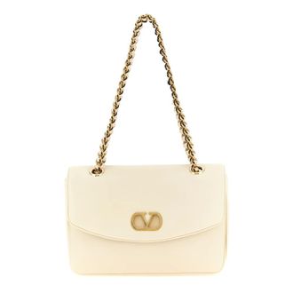 Valentino Garavani Djuna Medium Chain Bag - female - Valentino Garavani - Shoulder Bags - White - ONE SIZE - Bags