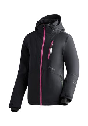 Maier Sports Skijacke MAIER SPORTS Straja, Damen, Gr. 20, schwarz, 100% Polyester, hoch geschlossener Ausschnitt, Jacken Skijacke, Damen Winterjacke, wind/wasserdi