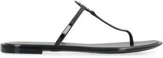 Tory Burch Womens Sandals Mini Miller Jelly Black Perfect Polyurethane