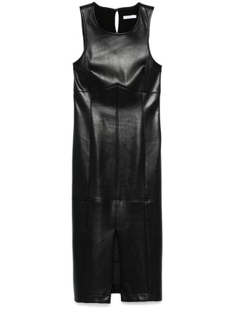 Patrizia Pepe Mini-jurk met vlakken - Zwart