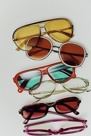 I-SEA Colored Translucent Aviator Sunglasses