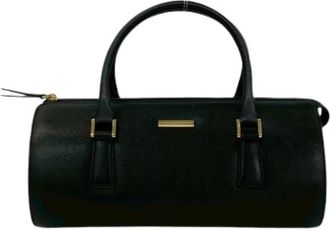 Burberry Pre-owned Leren Handtas - Dames - Vintage Handtas - Zwart - ONE Size - Leer - Vintage