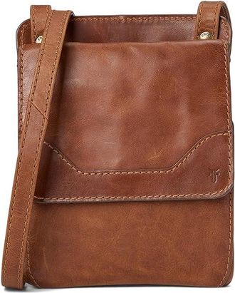 Frye Melissa Sling Womens Handbags Cognac, Leather