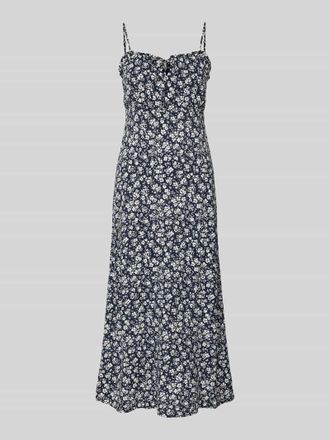 Only Schmales Freizeitkleid aus reiner Viskose Modell NELLY in Dunkelblau, Gr&ouml;&szlig;e XL
