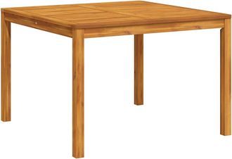 vidaXL Mesa De Comedor De Jard&iacute;n Madera Maciza De Acacia 110x110x75 Cm Vidaxl