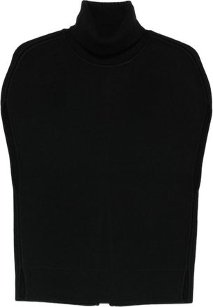 Toteme Black Solid Turtle Neck Sweater
