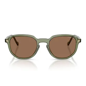 Vogue Sunglasses Vo5707 S 318773 Transparent Green/Dark Brown Men