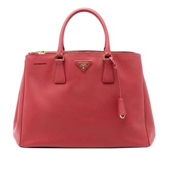 Prada Pre-owned Prada Large Saffiano Lux Galleria Double Zip Satchel Ladies QN5HYN3YI8TY5QH3