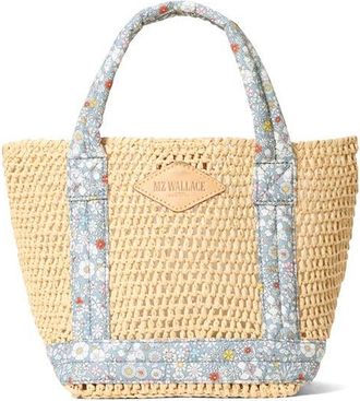 MZ Wallace Mini Crochet Tote in Junes Meadow at Nordstrom