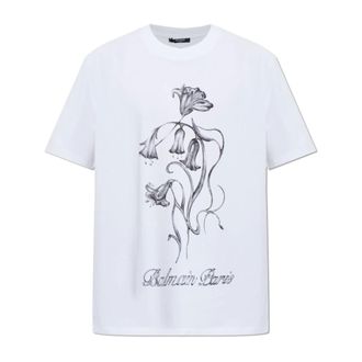 Balmain T-shirt con stampa - - Tops - Uomo - Bianco - 2XL