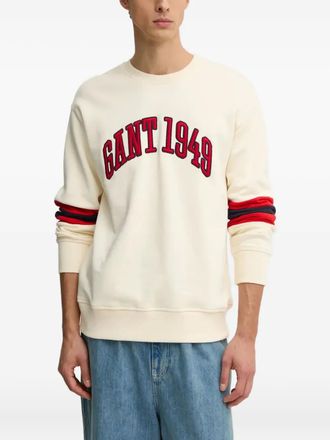 GANT Felpa con applicazione logo - Toni neutri