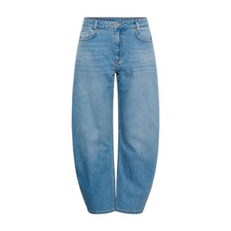 MY ESSENTIAL WARDROBE MWRemmie Barrel Jeans - Dames - Jeans - Blauw - Maat: W26 L31 Katoen