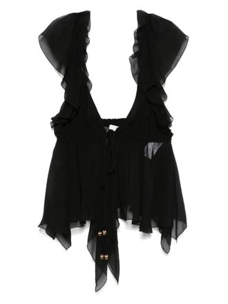 Chlo&eacute; silk blouse - Black