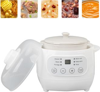 OEM Cacerola El&eacute;ctrica Con Cesta Para Cocinar Al Vapor Y Temporizador Cer&aacute;mico Autom&aacute;tico Para Sopas Y Caldos Gourmet