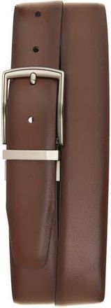 Original Penguin Feather Edge Bonded Leather Belt in Brown/Black at Nordstrom Rack, Size 30