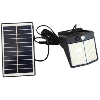 Trade Shop Trade Shop Traesio - Trade Shop - Applique Faretto Solare Da Esterno Con Pannello Sensore Luce 6500k Ip65 Sw2012-f