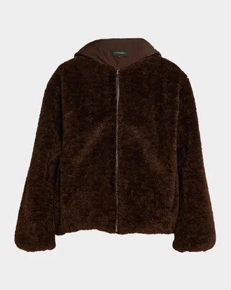 Kobi Halperin Ilyssa Hooded Faux Fur Jacket