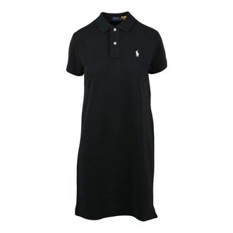 Polo Ralph Lauren Dames, Jurken, Zwart, Maat: L Katoen