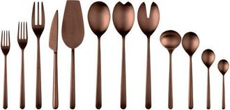 Mepra Linea Flatware Set - 67 Pieces in Ice Bronze at Nordstrom