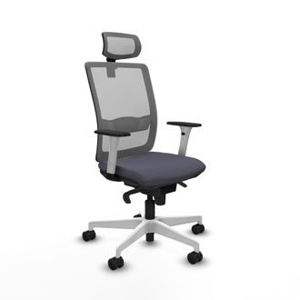 Piqueras y Crespo Silla De Oficina Piqueras Y Crespo Haches Sincro Gris Malla