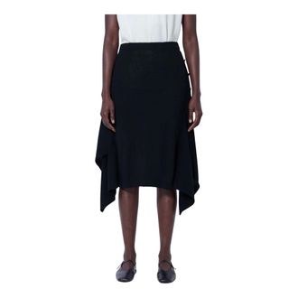 Christophe Lemaire Gonna Midi con Bottoni - - Skirts - Donna - Nero - S