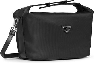 Prada Womens Mini Handbag Ch&eacute;rie Black Recycled Polyamide Handbags Hand Bags