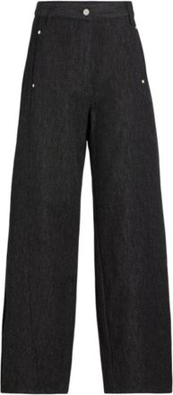Margaux Lonnberg Raven Wijde Jeans - Dames - Loose Fit Jeans - Zwart - W29 - Katoen - Jeans