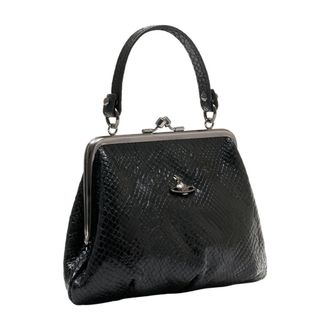 Vivienne Westwood Womens Quilted Calfskin Clutch Black