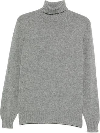 FILIPPO DE LAURENTIIS roll-neck wool sweater - Grey