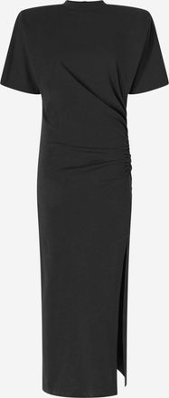 Pinko Long Dress With Padded Shoulders