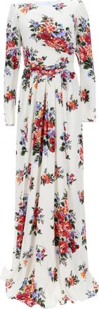 Dolce & Gabbana Long Dress With Floral Print