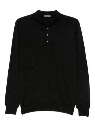 Drumohr Long Sleeve Polo