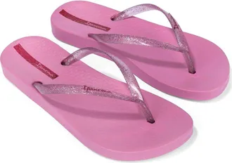 Ipanema Ana Connect II Flip Flop in Pink/Glitter Pink at Nordstrom, Size 10