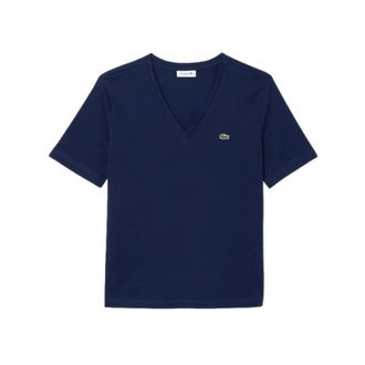 Lacoste Mujer, Camisetas, Azul, Talla: XL