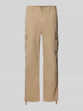 Dickies Cargohose mit Knopf- und Rei&szlig;verschluss Modell JOHNSON in Sand, Gr&ouml;&szlig;e 32