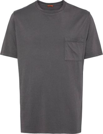 Barena T-Shirts, male, Gray, M, Cotton Jersey Crew Neck T-Shirt