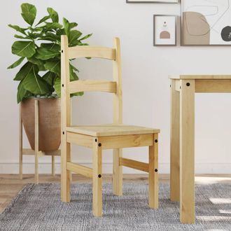 vidaXL Vidaxl - Sillas De Comedor 2 Uds Madera Maciza De Pino 40x46x99 Cm