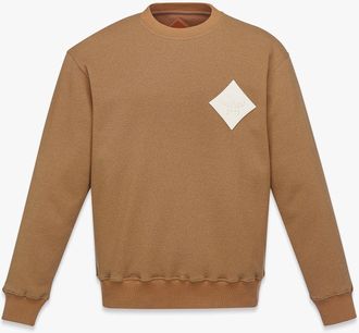 MCM Logo Patch Boucl&eacute; Sweatshirt